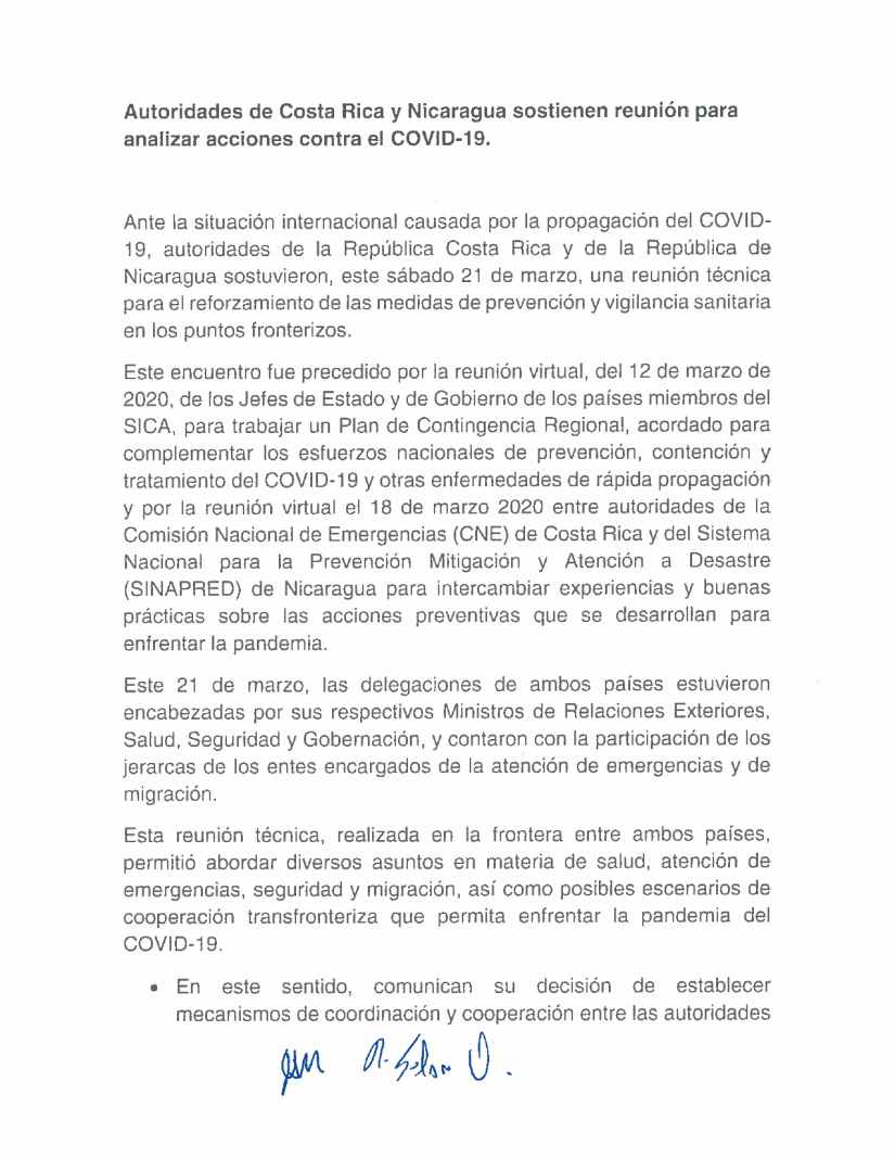 comunicado